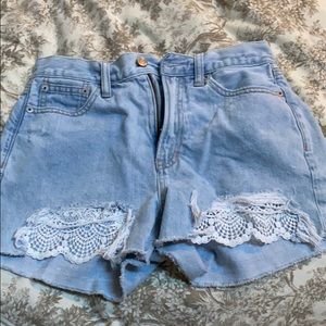 Size 2 High Waisted American Eagle Jean Shorts